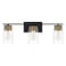 Quoizel Keesey 3-Light Matte Black Vanity Light KEE8624MBK - alternate 5